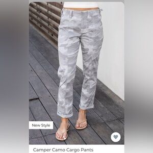 EUC Grace & Lace Camper Camo Cargo Pants